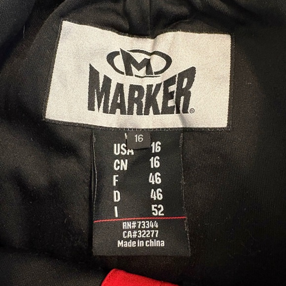 Marker: woman Vibrant Red ski pants - Picture 7 of 12